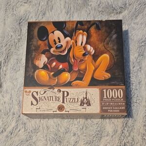Disney Signature 1000 Piece Puzzle with Mickey - Pluto The Pup 85th anniversary
